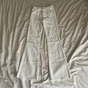 Zara Cream Flare Jean
